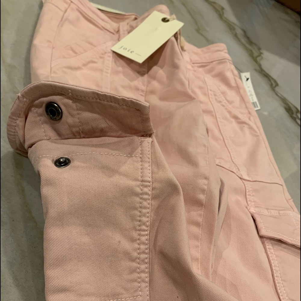 Joie pink skinny cargo pants size 26